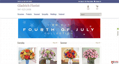 Desktop Screenshot of gladrichflowers.com